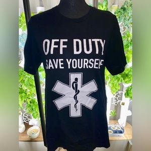 Off Duty Save Yourself Tee